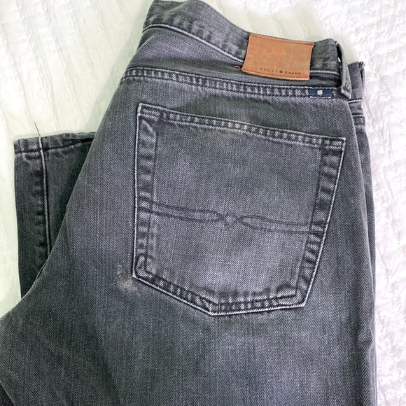Charcoal Lucky Brand Men’s Jeans 221 Orignal Straight W 36 L 32 - Picture 2 of 7